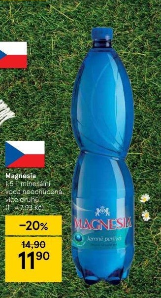 Přírodní voda Magnesia