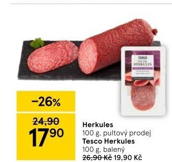 Salám Herkules Tesco