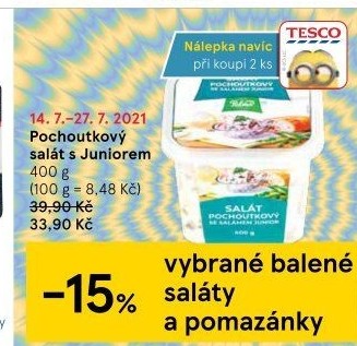 Salát pochoutkový s Juniorem Lahůdky Palma