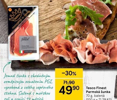 Šunka parmská Tesco Finest