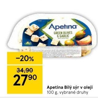 Sýrové kostky v oleji Apetina Arla