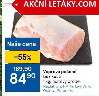 Vepřová pečeně bez kosti