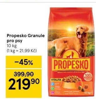 Granule pro psy Propesko