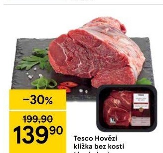 Hovězí kližka bez kosti Tesco