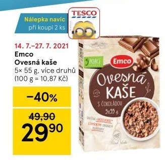 Kaše ovesná Emco