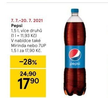 Limonáda Pepsi