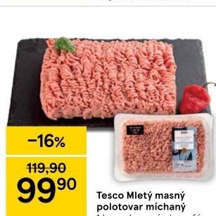 Mleté maso mix Tesco