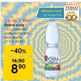 Ochucená voda Dobrá voda