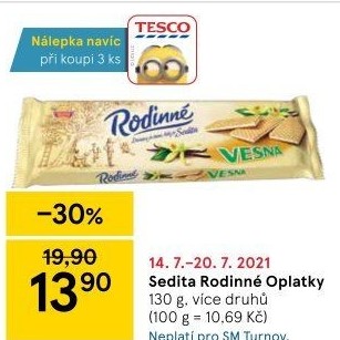 Oplatky Rodinné Sedita
