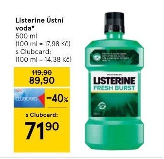 Ústní voda Listerine