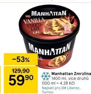 Zmrzlina v kelímku Manhattan Nestlé