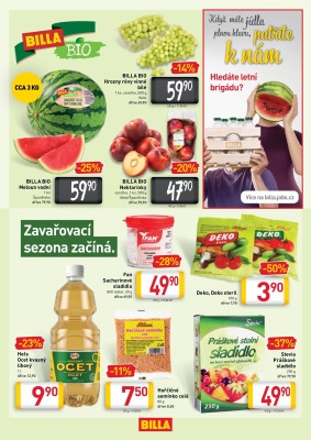 akční leták BILLA 14.7.2021-20.7.2021