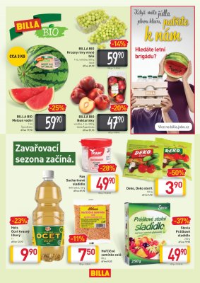 akční leták BILLA 14.7.2021-20.7.2021