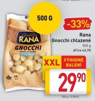Bramborové noky Giovanni Rana
