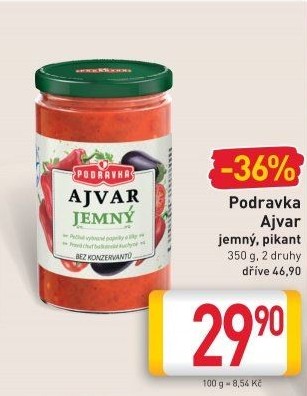 Omáčka Ajvar Podravka