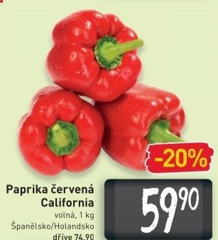 Paprika červená