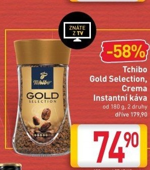 Instantní káva Tchibo Gold Selection