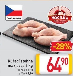 Kuřecí stehna Vocílka