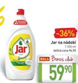 Prostředek na nádobí Jar