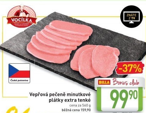 Vepřová pečeně bez kosti Vocílka