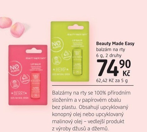 Balzám na rty Beauty Made Easy