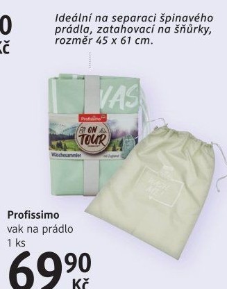 Cestovní vak na použité prádlo Profissimo