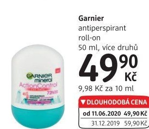 Deodorant kuličkový roll-on Garnier