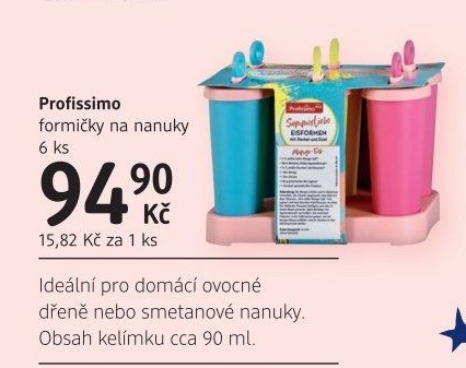 Formičky na nanuky Profissimo