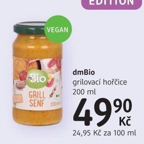 Grilovací hořčice dm Bio