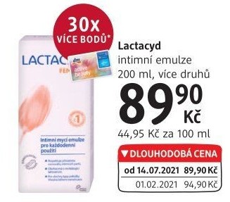 Intimní emulze Lactacyd Pharma