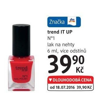 Lak na nehty N°1 trend IT UP
