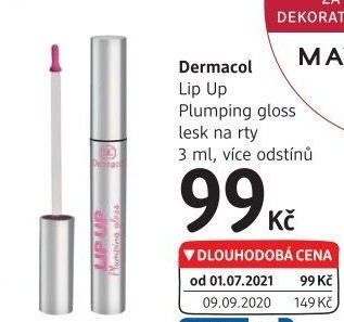Lesk na rty Lip Up Plumping glosss Dermacol