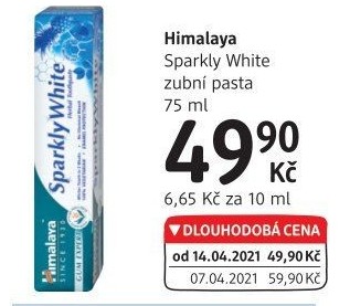 Pasta na zuby bělící Sparkly White Himalaya