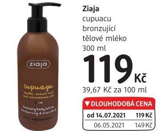 Tělové mléko Ziaja