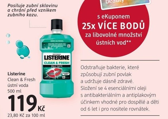 Ústní voda Listerine