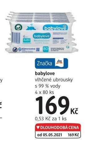 Vlhčené ubrousky dětské Babylove