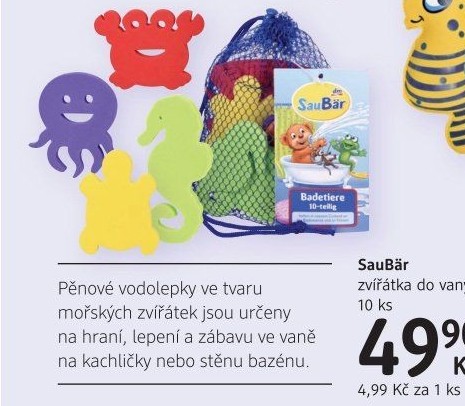 Zvířátka do vany Saubär