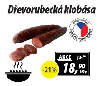 Dřevorubecká klobása