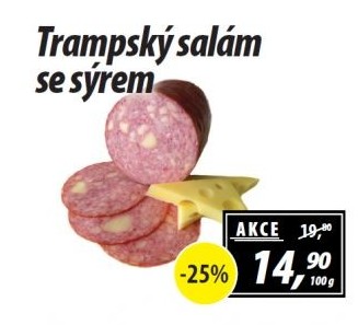 Salám trampský se sýrem