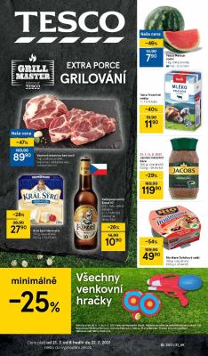 akční leták Tesco 21.7.2021-27.7.2021