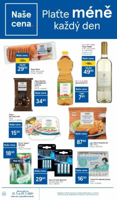 akční leták Tesco 21.7.2021-27.7.2021