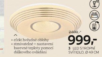 STROPNÍ LED SVÍTIDLO
