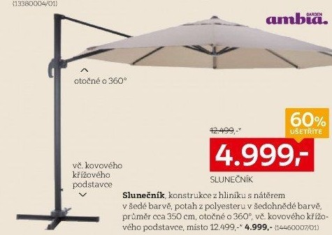 ZÁVĚSNÝ SLUNEČNÍK