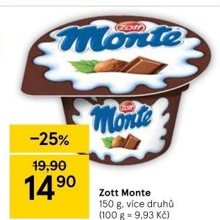 Dezert Monte Zott