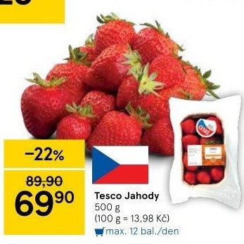 Jahody Tesco