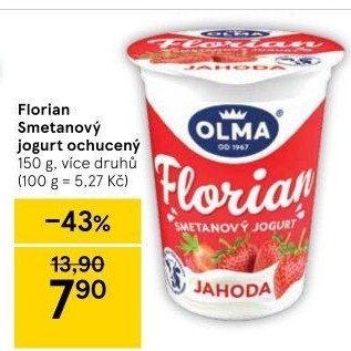 Jogurt smetanový Florian Olma