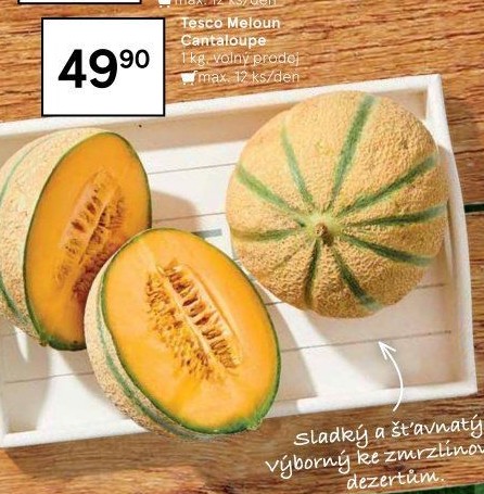 Meloun Cantaloupe Tesco