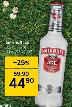 Míchaný nápoj Ice Smirnoff