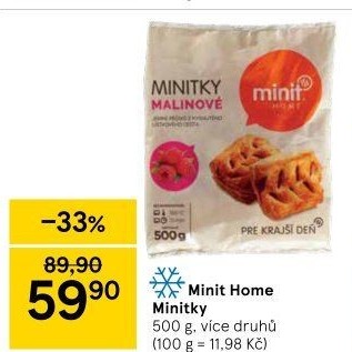 Minitky k rozpékání mražené Minit