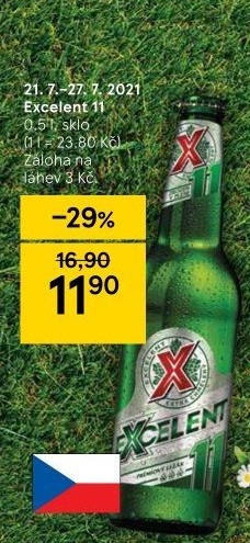 Pivo světlý ležák 11° Excelent